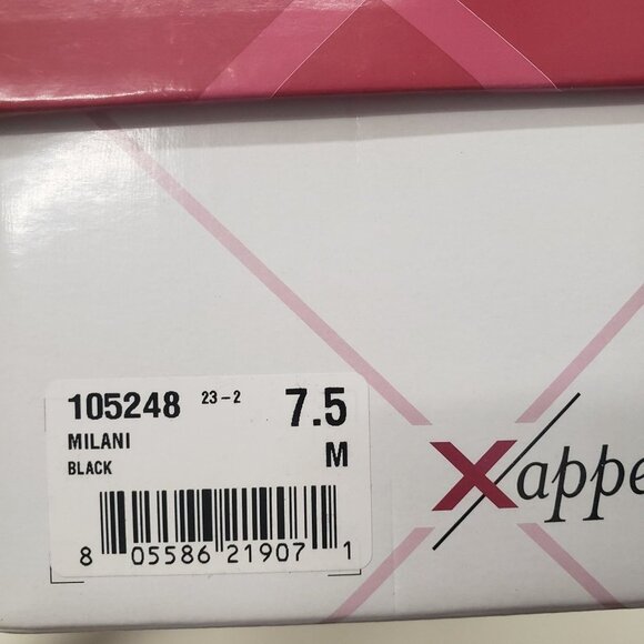 NEW XAPPEAL WOMENS MILANI FLAT - BLACK - Size 7.5 - Picture 6 of 7